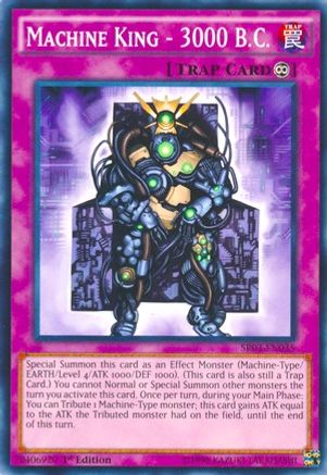 Machine King - 3000 B.C. (SR03-EN035) - Structure Deck: Machine Reactor 1st Edition