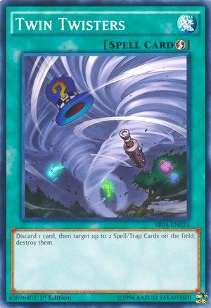 Twin Twisters (SR04-EN024) - Structure Deck: Dinosmasher's Fury 1st Edition