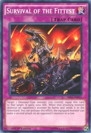 Survival of the Fittest (SR04-EN031) - Structure Deck: Dinosmasher's Fury Unlimited