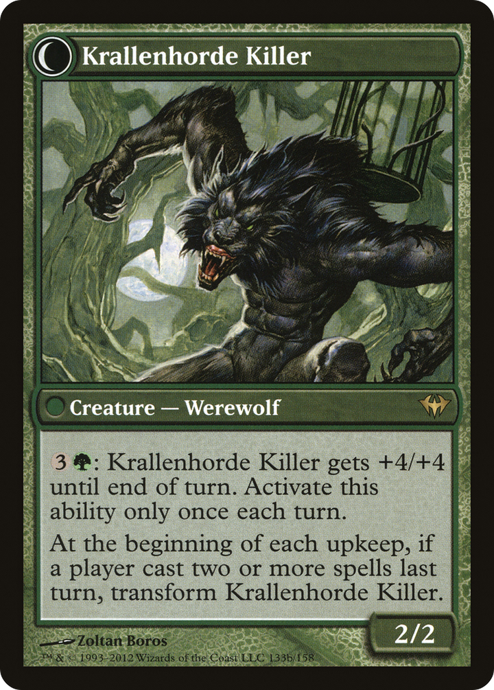 Wolfbitten Captive // Krallenhorde Killer (DKA-133) - : (Double Faced Transform) Foil