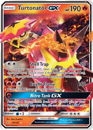 Turtonator GX 18/145 - Holofoil