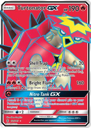 Turtonator GX (Full Art) 131/145 - Holofoil