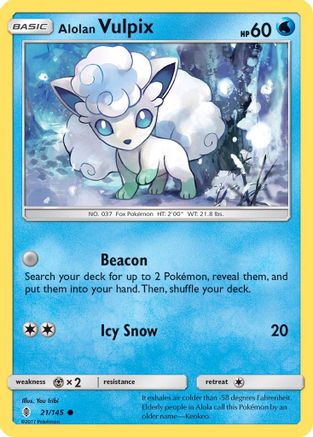 Alolan Vulpix 21/145 -