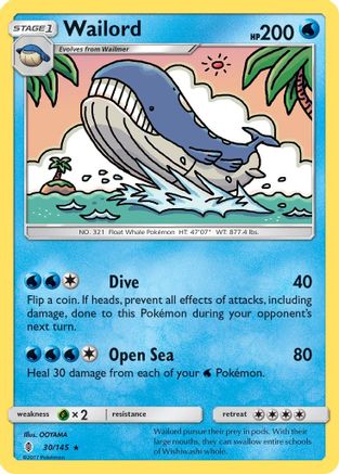 Wailord 30/145 - Reverse Holofoil