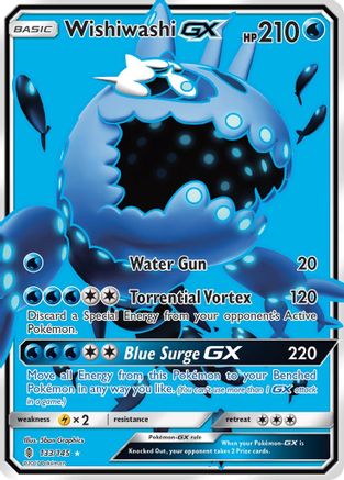 Wishiwashi GX (Full Art) 133/145 - Holofoil