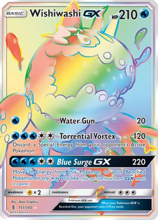 Wishiwashi GX (Secret) 151/145 - Holofoil