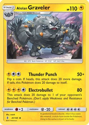 Alolan Graveler 41/145 -