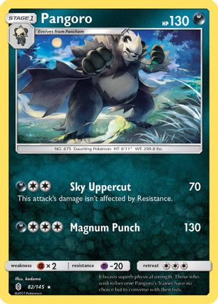 Pangoro 82/145 - Reverse Holofoil