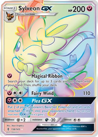 Sylveon GX (Secret) 158/145 - Holofoil