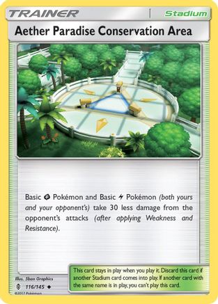 Aether Paradise Conservation Area 116/145 - Reverse Holofoil