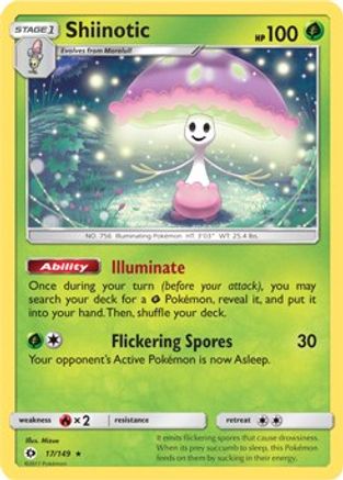 Shiinotic - 17/149 (SM Base Set) 17 -