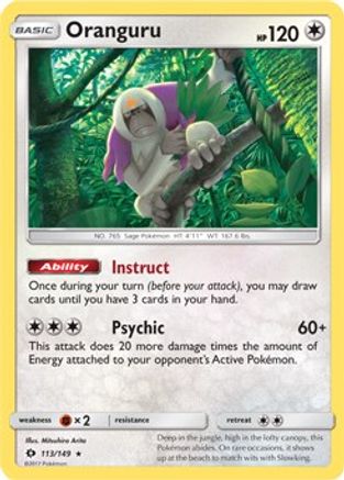 Oranguru - 113/149 (SM Base Set) 113 -