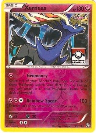 Xerneas - 81/114 (Pokemon League) 81 - Reverse Holofoil