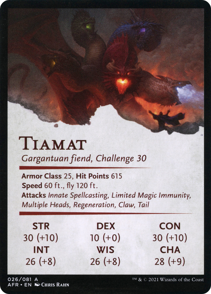 Tiamat // Tiamat (AAFR-026) -  (Borderless) Foil