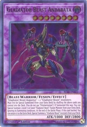 Gladiator Beast Andabata (BLLR-EN022) - Battles of Legend: Light's Revenge 1st Edition