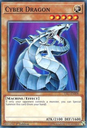 Cyber Dragon (YS17-EN008) - Starter Deck: Link Strike 1st Edition