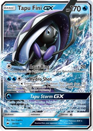 Tapu Fini GX 39/147 - Holofoil