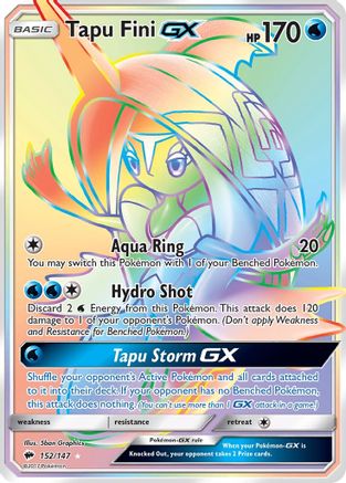 Tapu Fini GX (Secret) 152/147 - Holofoil