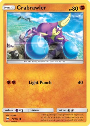 Crabrawler 73/147 - Reverse Holofoil