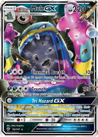 Alolan Muk GX 84/147 - Holofoil