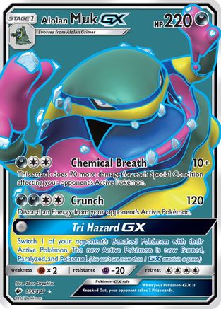 Alolan Muk GX (Full Art) 138/147 - Holofoil