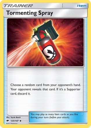 Tormenting Spray 125/147 - Reverse Holofoil