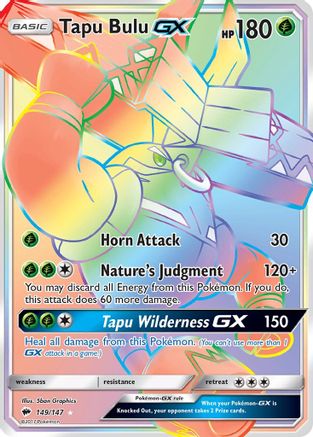 Tapu Bulu GX (Secret) 149/147 - Holofoil