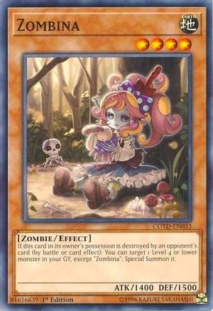 Zombina (COTD-EN033) - Code of the Duelist 1st Edition