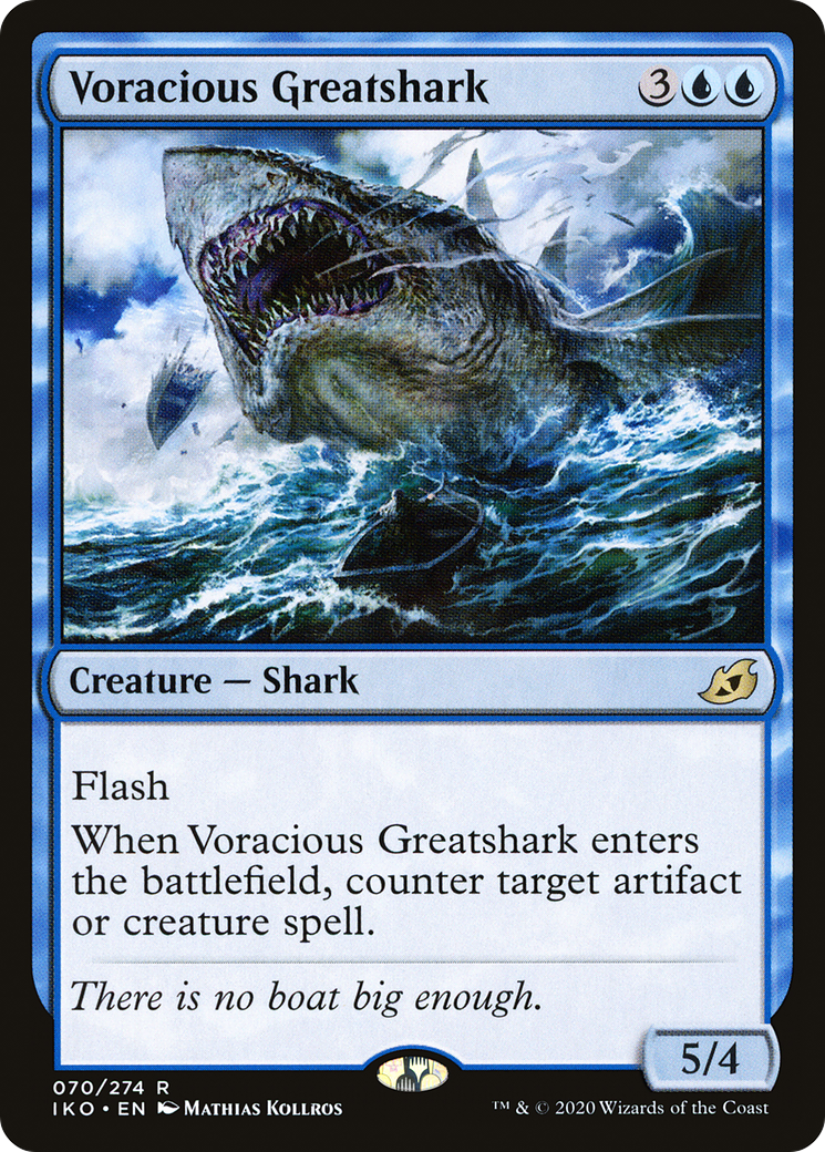 Voracious Greatshark (IKO-070) -  Foil