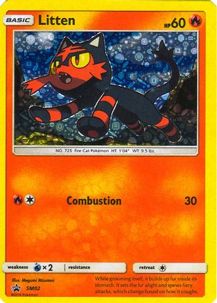 Litten - SM02 (General Mills Promo) SM02 - Holofoil