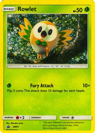 Rowlet - SM01 (General Mills Promo) SM01 - Holofoil