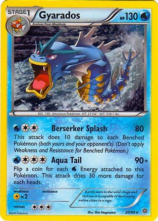 Gyarados - 20/98 (Cosmos Holo) 20 - Holofoil