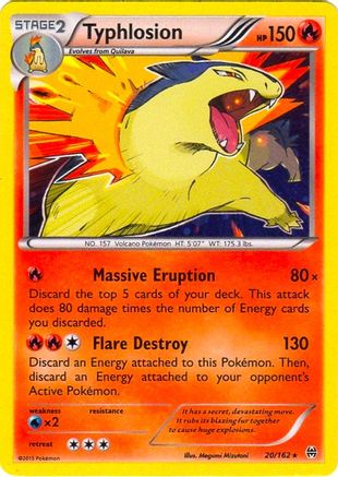 Typhlosion - 20/162 (Cosmos Holo) 20 - Holofoil