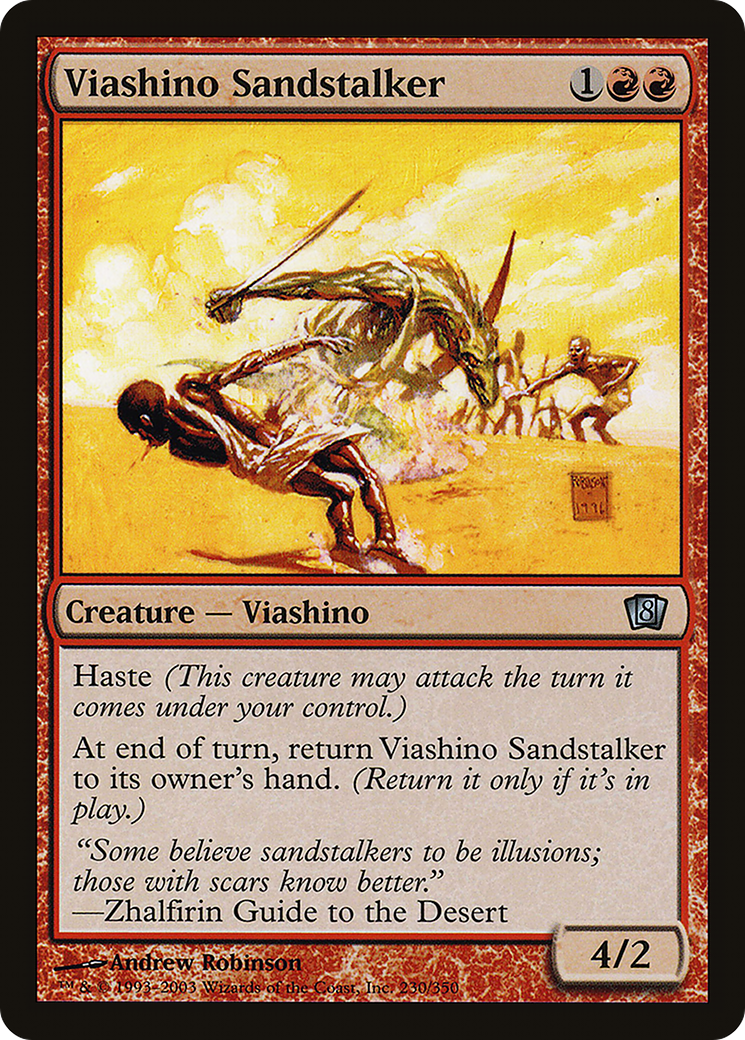 Viashino Sandstalker (8ED-230★) -  Foil