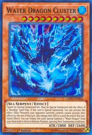 Water Dragon Cluster (LEDU-EN036) - Legendary Duelists 1st Edition