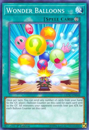 Wonder Balloons (LEDU-EN049) - Legendary Duelists 1st Edition