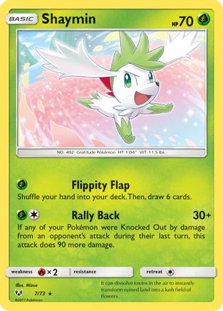 Shaymin 7/73 - Reverse Holofoil