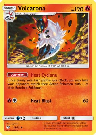 Volcarona 13/73 - Reverse Holofoil