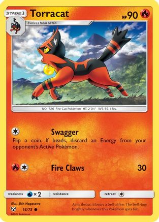 Torracat 16/73 - Reverse Holofoil