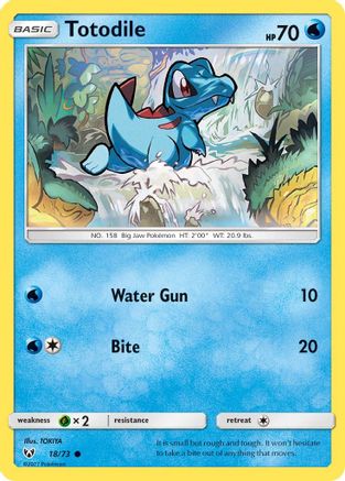 Totodile 18/73 - Reverse Holofoil