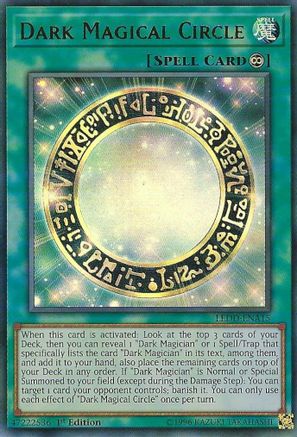 Dark Magical Circle (LEDD-ENA15) - Legendary Dragon Decks 1st Edition