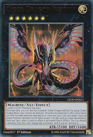 Cyber Dragon Infinity (LEDD-ENB31) - Legendary Dragon Decks 1st Edition