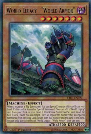 World Legacy - "World Armor" (CIBR-EN022) - Circuit Break Unlimited