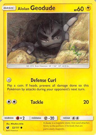 Alolan Geodude 32/111 -