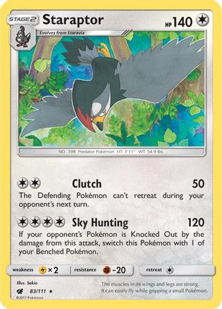 Staraptor 83/111 - Reverse Holofoil