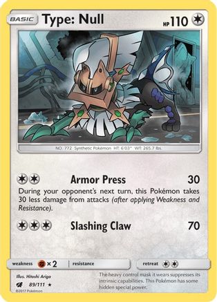 Type: Null 89/111 - Holofoil