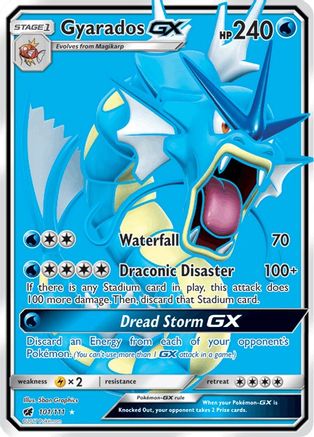 Gyarados GX (Full Art) 101/111 - Holofoil