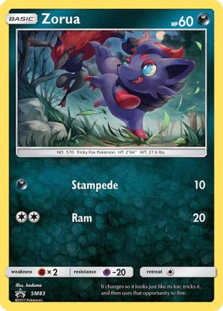 Zorua - SM83 SM83/248 - Holofoil