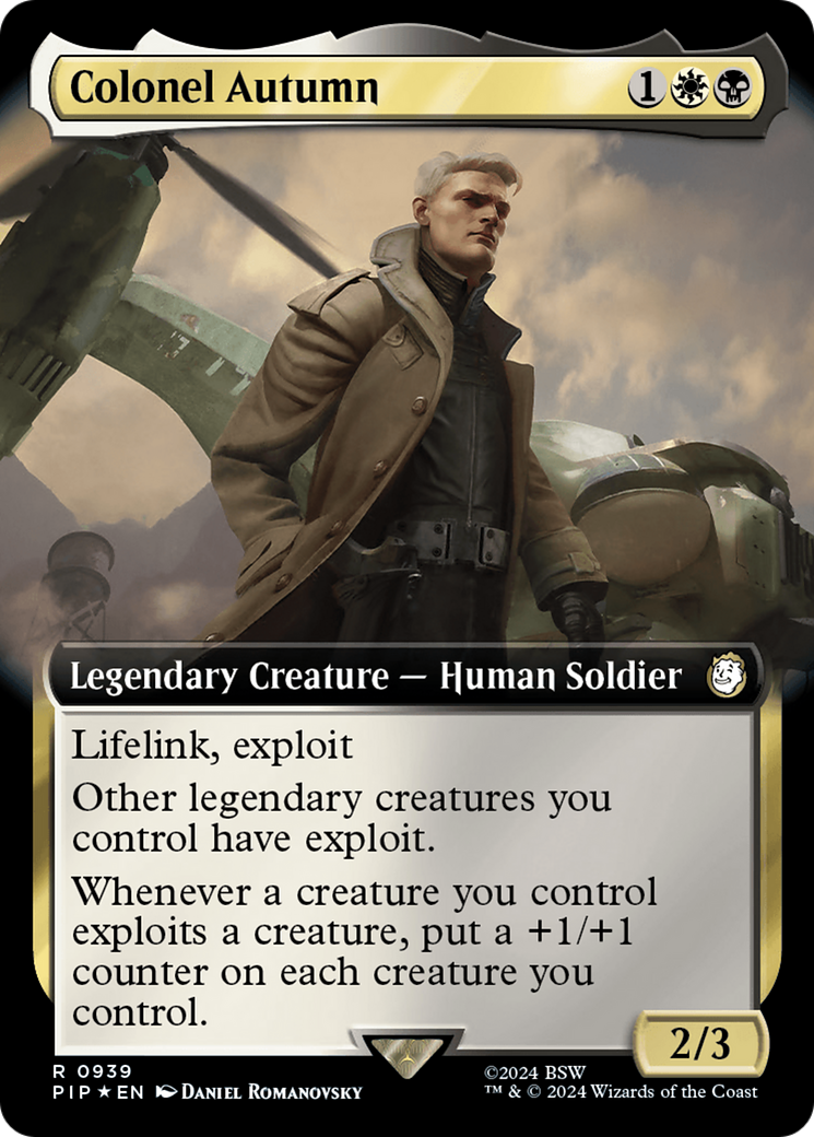 Colonel Autumn (PIP-939) - : (Extended Art) Foil