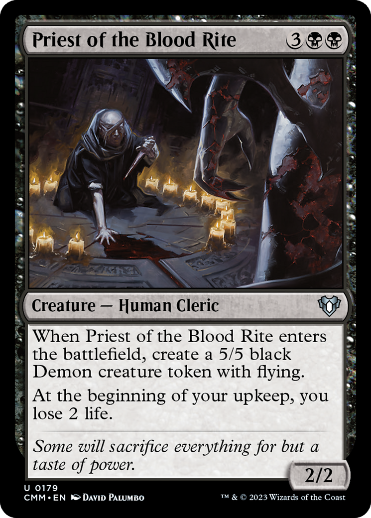 Priest of the Blood Rite (CMM-179) -  Foil